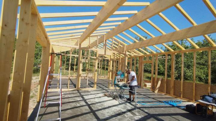 Construction à ossature bois Villebrumier