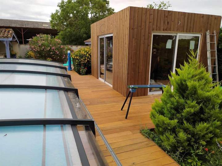 Construction studio en bois Villebrumier