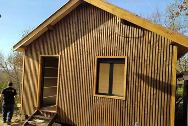 Chalet en bois Villebrumier