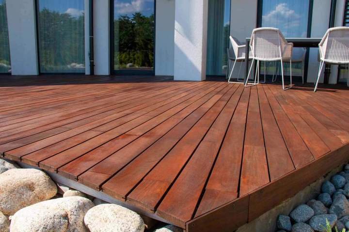 Terrasse en bois Villebrumier